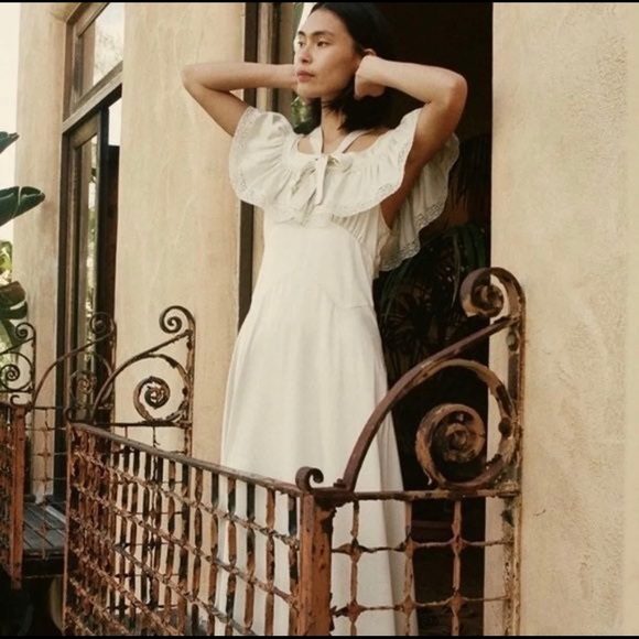 DOEN Sicilian Dress in Seed Pearl, BNWT - Picture 1 of 3
